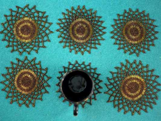 Dastakar Bead Work Coasters