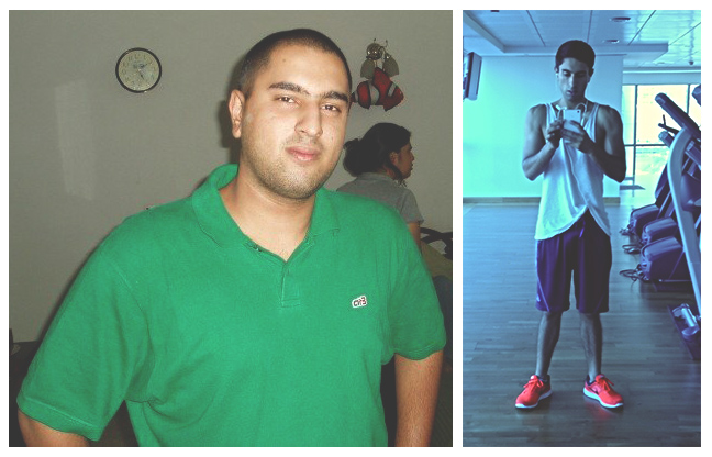 before after