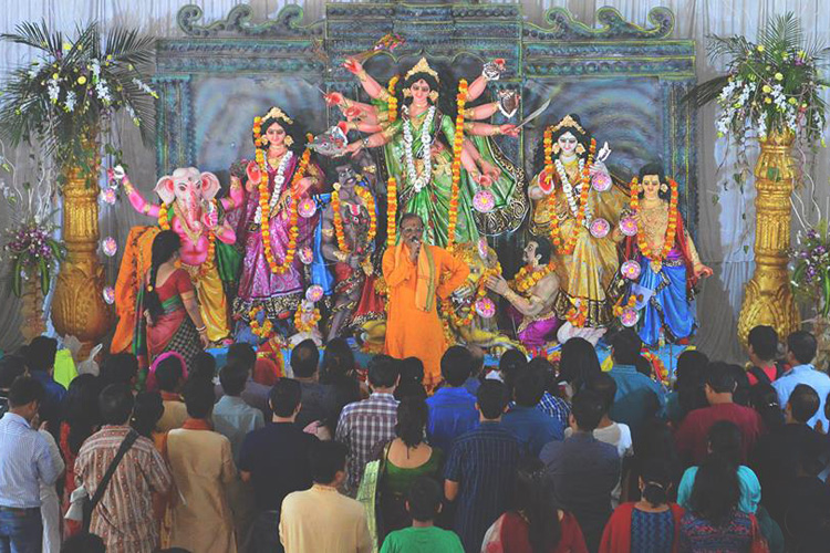 Photo source: Sarathi - Koramangala Durga Puja - 2015